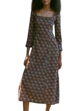 Doen Marisa Noir Forest Dress Size XS Cottagecore Romantic Modern Prairie